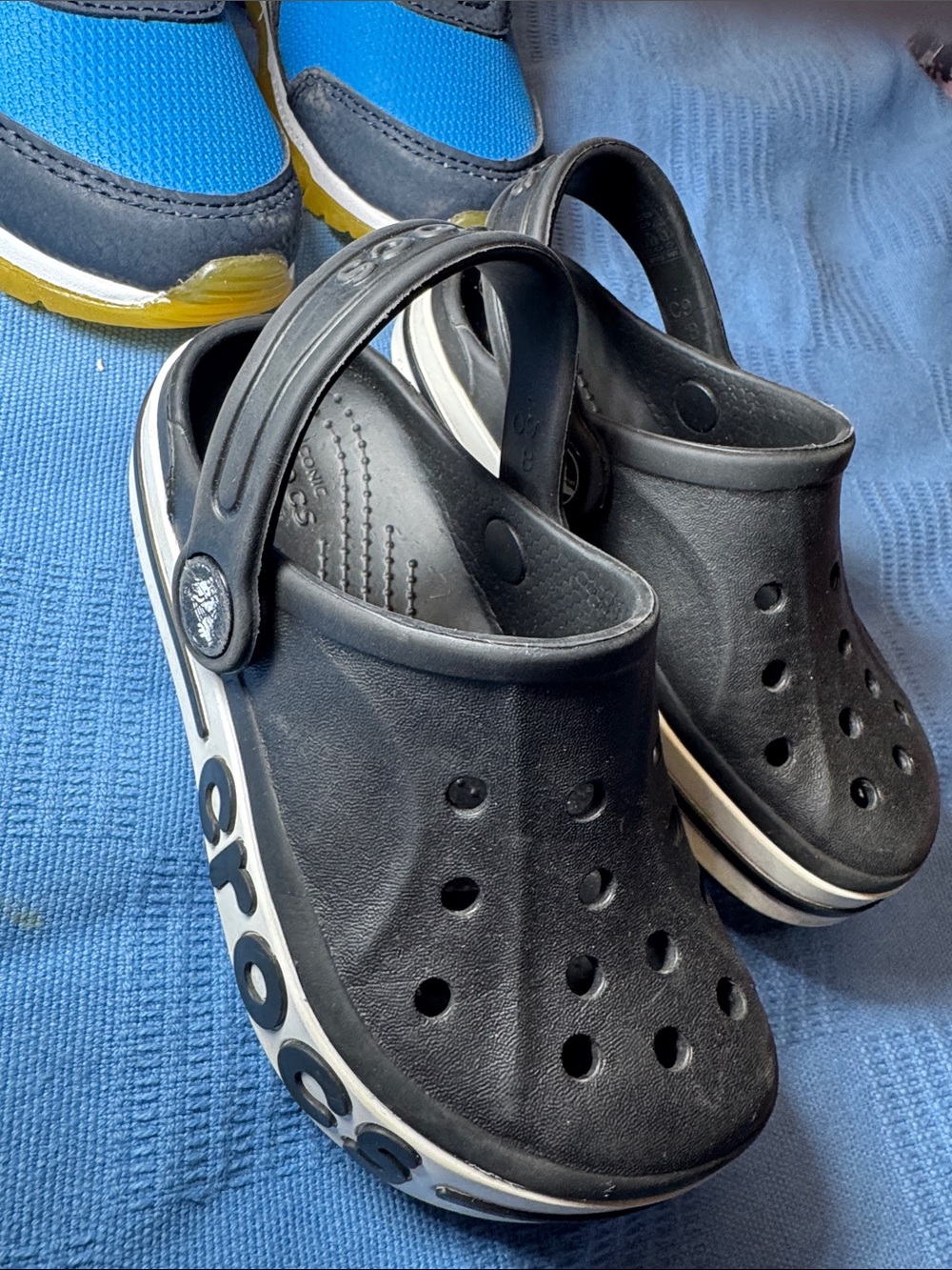 Toddler SZ 9 Paw Patrol LightUp Sneakers & Crocs Bayaband Clogs Gently Worn